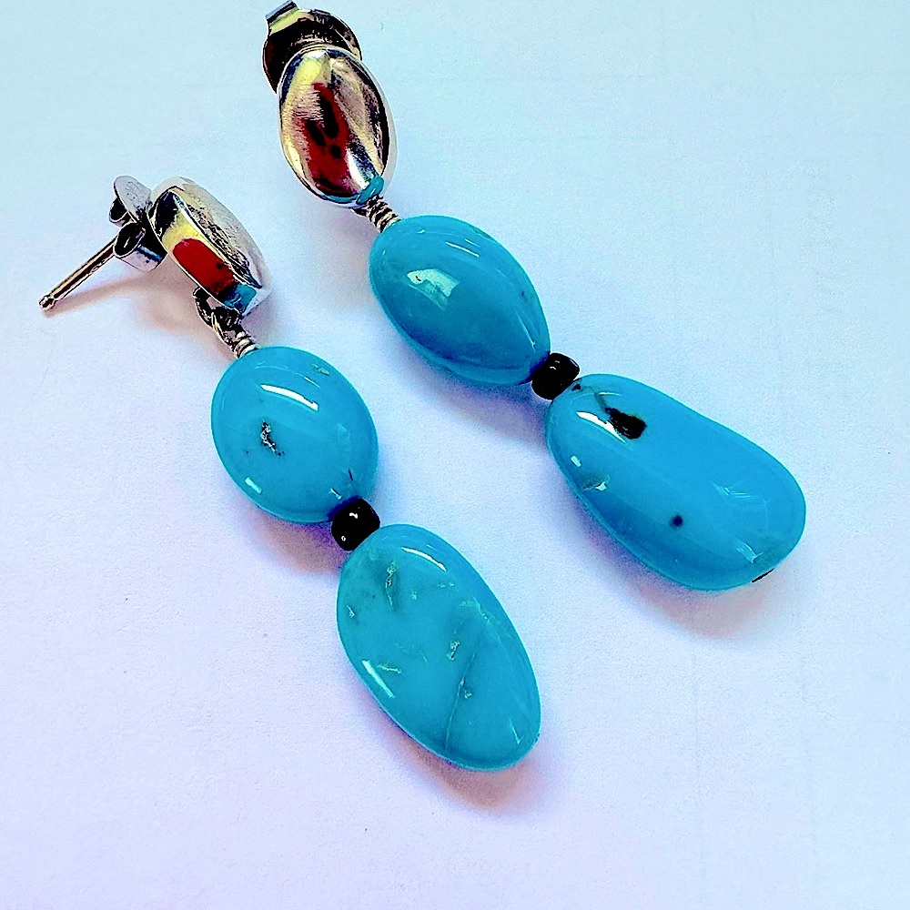 Sterling Silver Turquoise Earrings